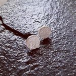 Load image into Gallery viewer, Handcrafted Lucie Disc Earrings in 925 Sterling Silver
