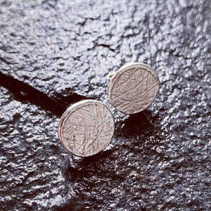 Handcrafted Lucie Disc Earrings in 925 Sterling Silver