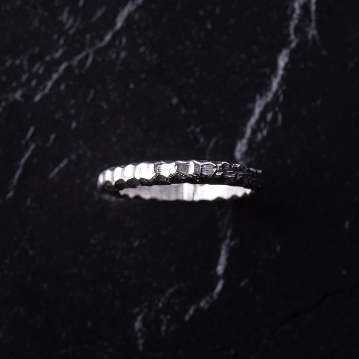 Handcrafted Sculpted Irregular 925 Sterling Silver Ring