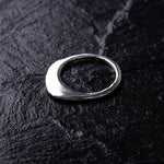 Load image into Gallery viewer, Handcrafted Rough Edge 925 Sterling Silver Stacking Ring
