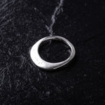 Load image into Gallery viewer, Handcrafted Polished Curved 925 Sterling Silver Stacking Ring
