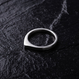 Handcrafted Irregular Stacking 925 Sterling Silver Ring