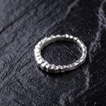 Load image into Gallery viewer, Handcrafted Sculpted Irregular 925 Sterling Silver Ring
