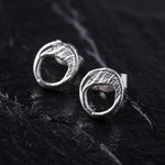 Load image into Gallery viewer, Handcrafted Squiggle 925 Sterling Silver Earrings
