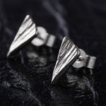 Load image into Gallery viewer, Handmade Shard 925 Sterling Silver Stud Earrings
