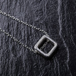 Load image into Gallery viewer, Hand crafted Cube Pendant with 925 Sterling Silver Necklace
