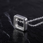 Load image into Gallery viewer, Hand crafted Cube Pendant with 925 Sterling Silver Necklace
