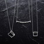 Load image into Gallery viewer, Hand crafted Cube Pendant with 925 Sterling Silver Necklace
