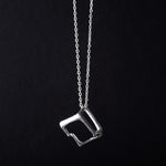 Load image into Gallery viewer, Irregular Pendant 925 Sterling Silver Necklace
