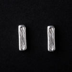 Load image into Gallery viewer, Handmade Minimalist Bar 925 Sterling Silver Stud Earrings
