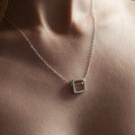 Load image into Gallery viewer, Hand crafted Cube Pendant with 925 Sterling Silver Necklace
