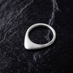 Load image into Gallery viewer, Handcrafted Pointy Brushed Finish 925 Sterling Silver Stacking Ring
